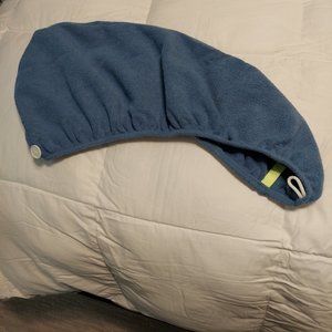 AQUIS Hair Wrap, Water-Wicking Microfiber Turban  Button-Loop Closure